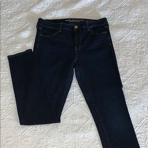 American Eagle dark wash jegging